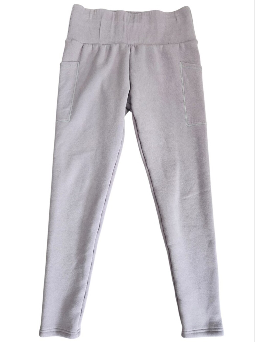 CVG Women's Squats Approved Leggings Fleece-Lined Pockets Size Lg Lavender